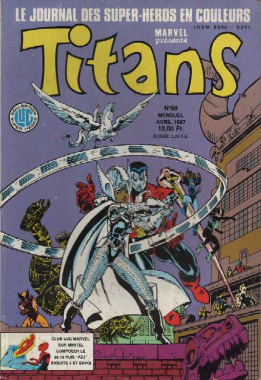 Scan de la Couverture Titans n 99